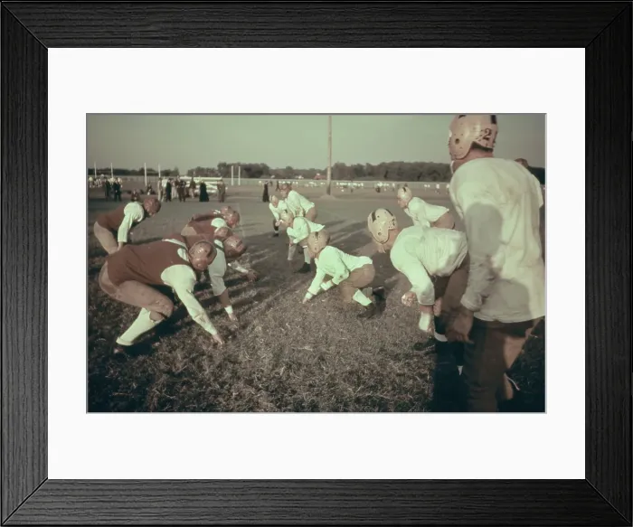 Framed Print : 1930's High School Football Framed Print : 1930's High School Football