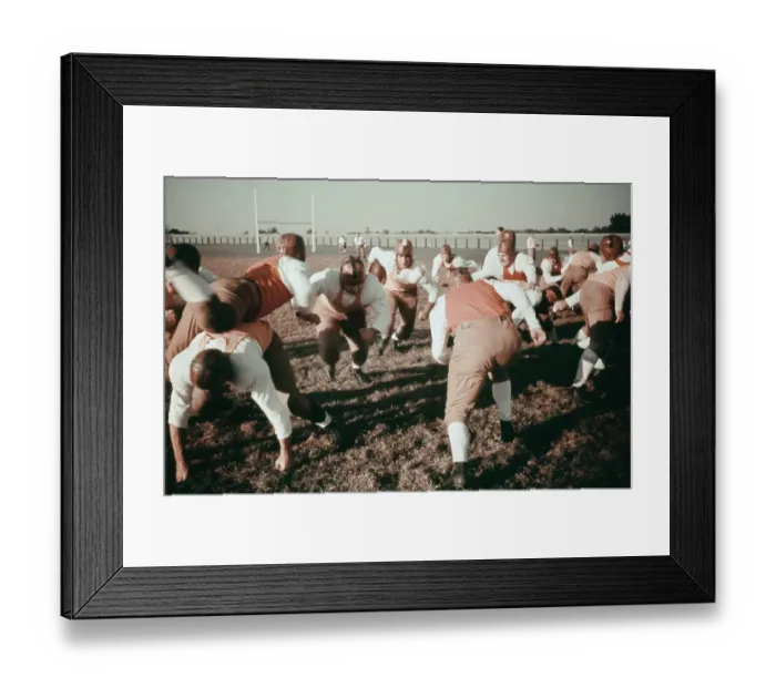 Framed Print : 1930's High School Football Framed Print : 1930's High School Football
