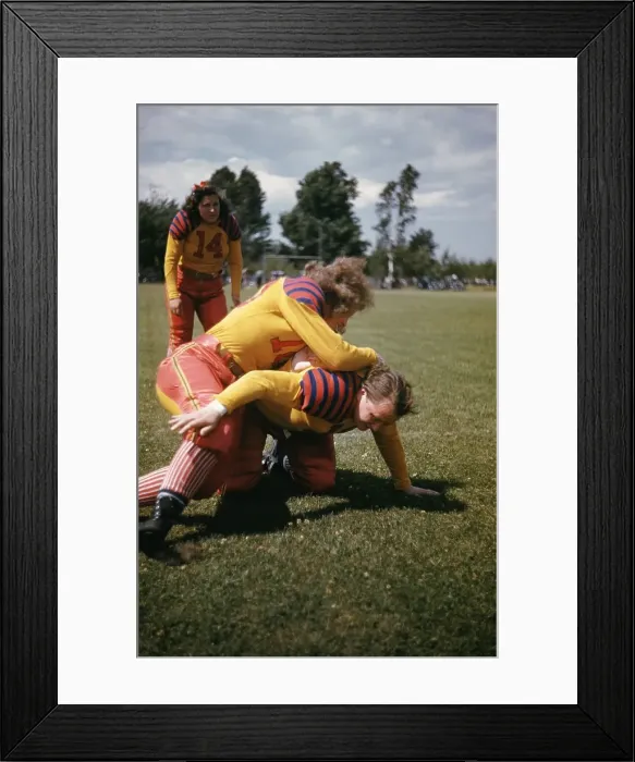 Framed Print : Women's Football Framed Print : Women's Football