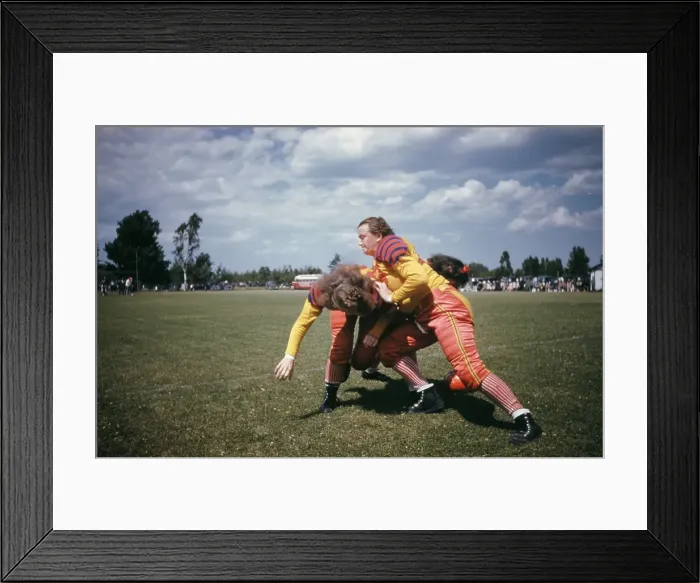 Framed Print : Women's Football Framed Print : Women's Football