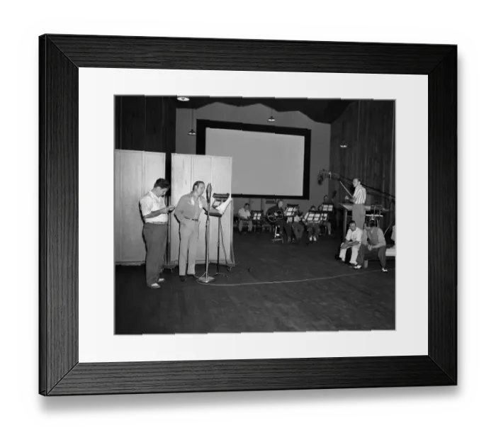 Framed Print : Behind The Scenes On A Gene Autry Oater Framed Print : Behind The Scenes On A Gene Autry Oater