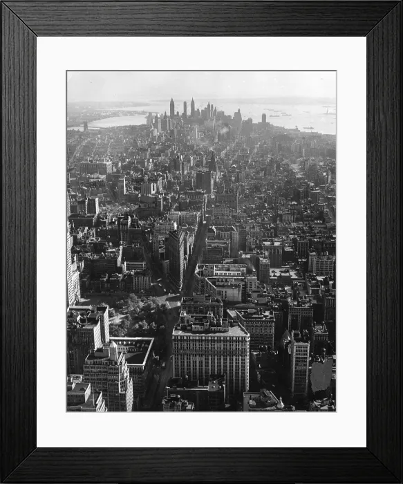 Framed Print : Manhattan From The Air Framed Print : Manhattan From The Air