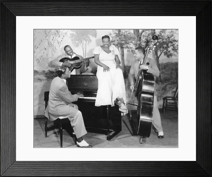 Framed Print : Lil Green And Her Band Framed Print : Lil Green And Her Band