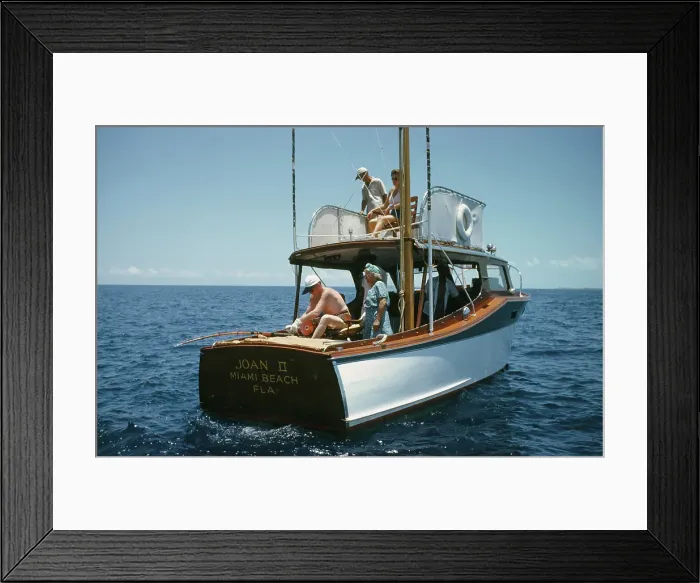 Framed Print : Deep Sea Fishing Framed Print : Deep Sea Fishing