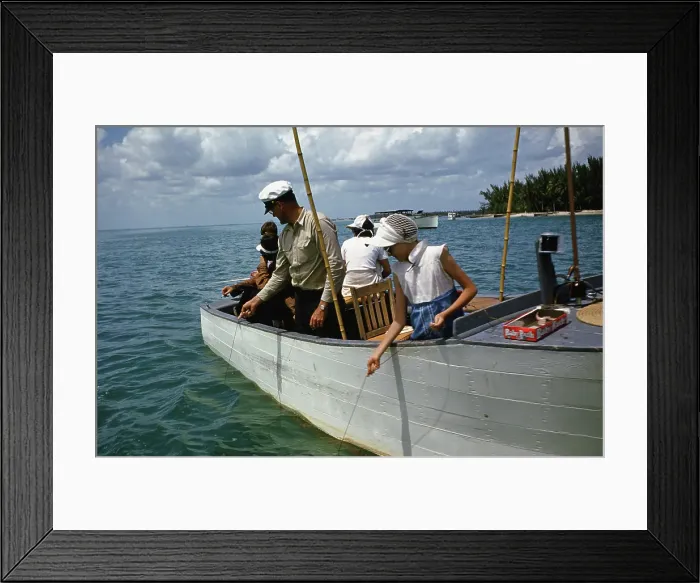Framed Print : Deep Sea Fishing Framed Print : Deep Sea Fishing