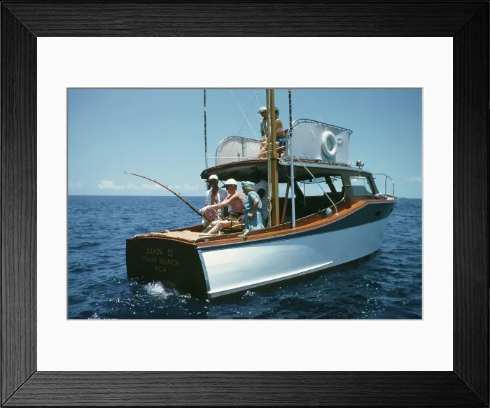 Framed Print : Deep Sea Fishing Framed Print : Deep Sea Fishing