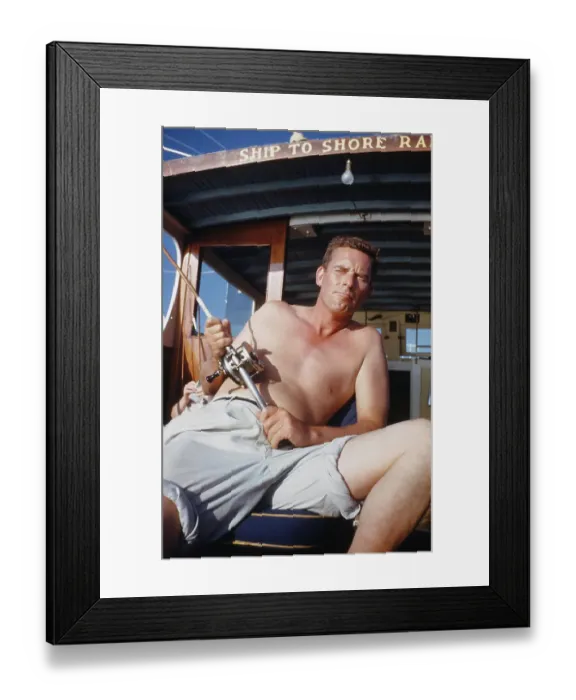 Framed Print : Deep Sea Fishing Framed Print : Deep Sea Fishing