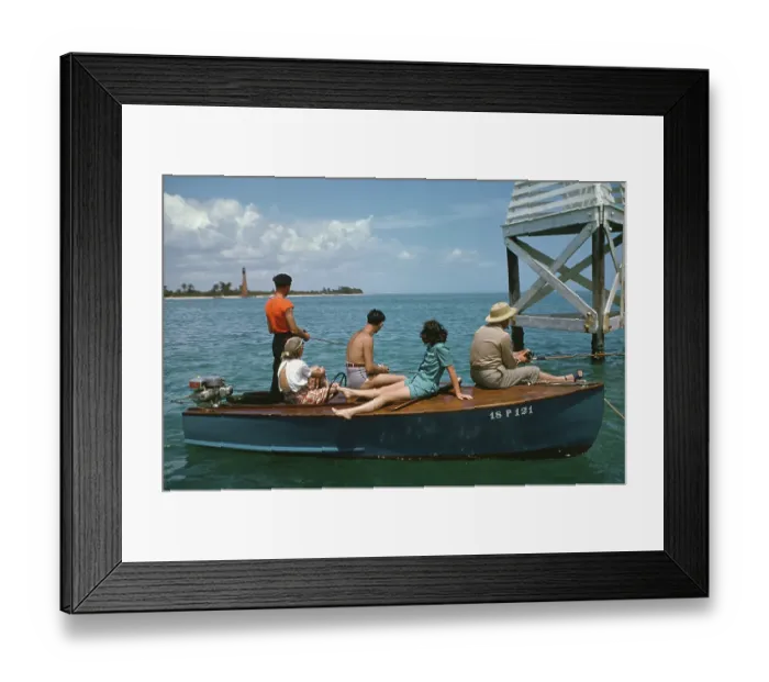 Framed Print : Deep Sea Fishing Framed Print : Deep Sea Fishing
