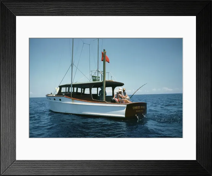 Framed Print : Deep Sea Fishing Framed Print : Deep Sea Fishing