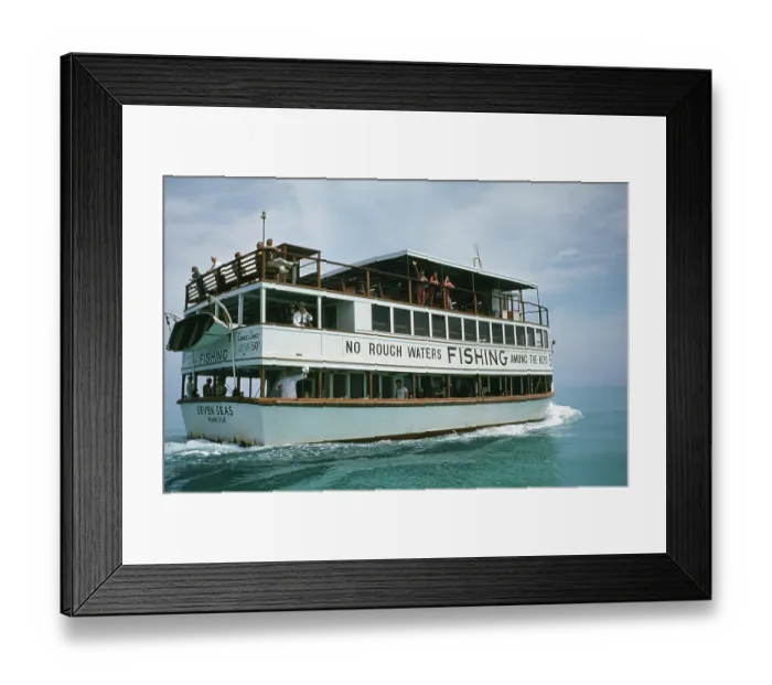 Framed Print : Deep Sea Fishing Framed Print : Deep Sea Fishing