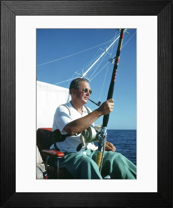 Framed Print : Deep Sea Fishing Framed Print : Deep Sea Fishing
