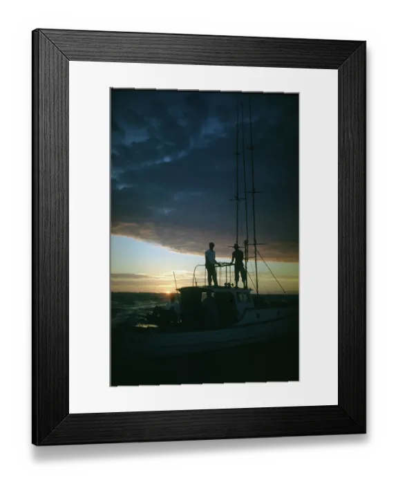 Framed Print : Deep Sea Fishing Framed Print : Deep Sea Fishing