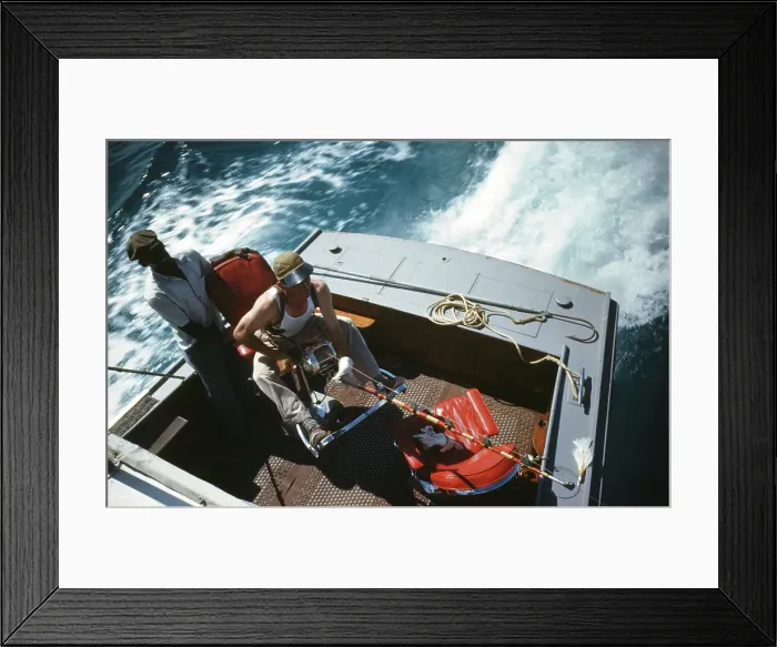 Framed Print : Deep Sea Fishing Framed Print : Deep Sea Fishing