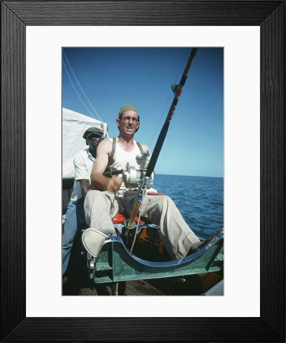 Framed Print : Deep Sea Fishing Framed Print : Deep Sea Fishing