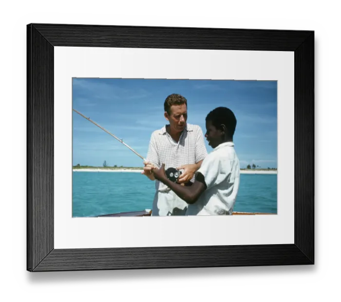 Framed Print : Deep Sea Fishing Framed Print : Deep Sea Fishing