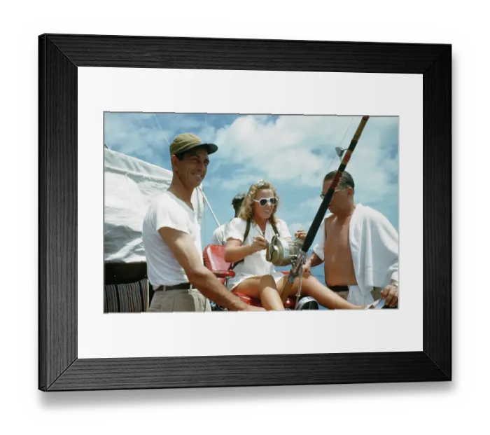 Framed Print : Deep Sea Fishing Framed Print : Deep Sea Fishing