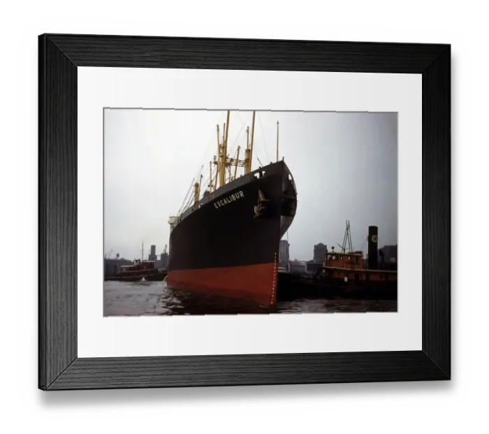 Framed Print : S.S. Excalibur 1940 Framed Print : S.S. Excalibur 1940