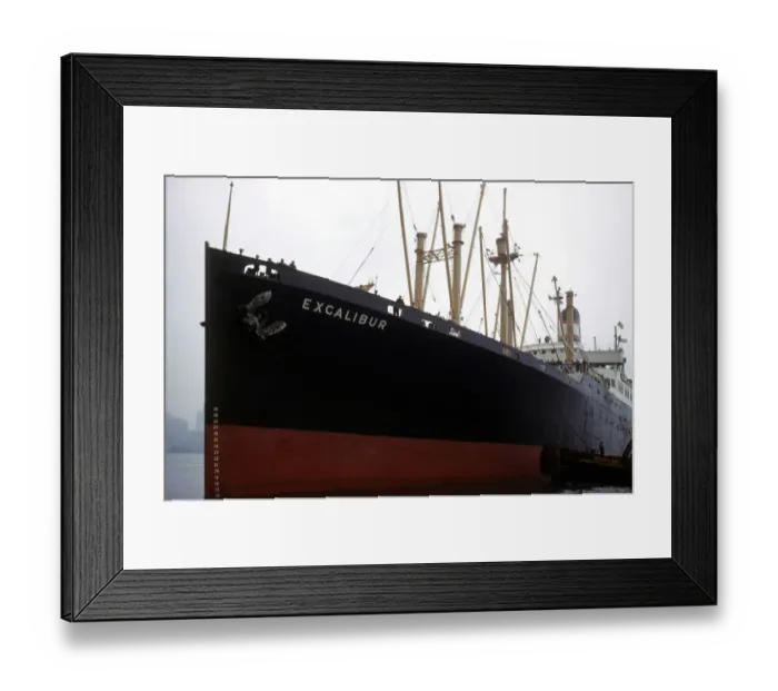 Framed Print : S.S. Excalibur 1940 Framed Print : S.S. Excalibur 1940