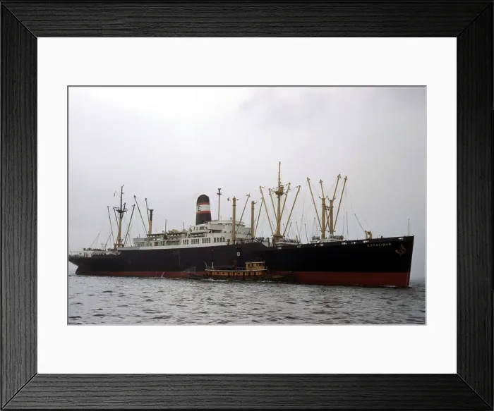 Framed Print : S.S. Excalibur 1940 Framed Print : S.S. Excalibur 1940