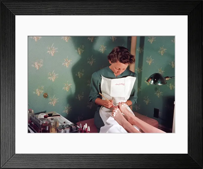 Framed Print : Manicure and Pedicure Salon Framed Print : Manicure and Pedicure Salon