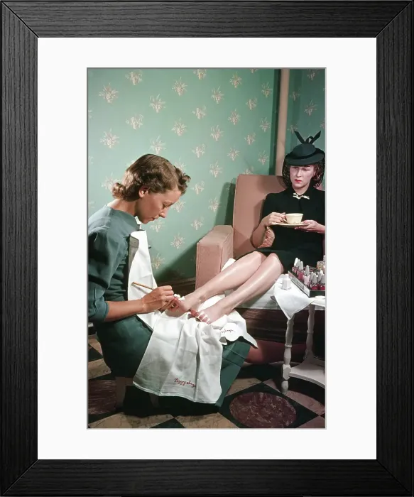 Framed Print : Manicure and Pedicure Salon Framed Print : Manicure and Pedicure Salon