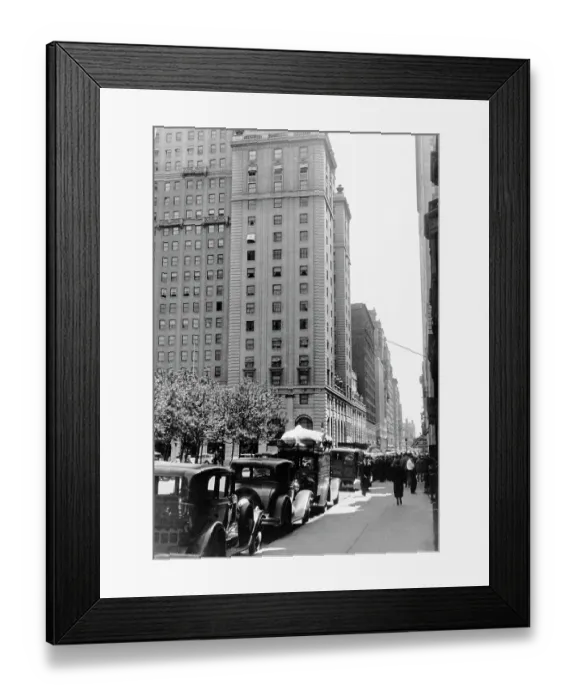 Framed Print : Savoy Plaza Framed Print : Savoy Plaza