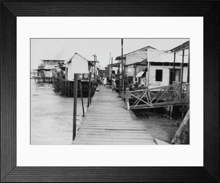 Framed Print : Lake Maracaibo Huts Framed Print : Lake Maracaibo Huts