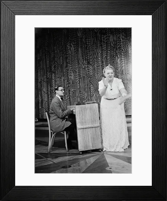 Framed Print : Sophie Tucker And Ted Shapiro Framed Print : Sophie Tucker And Ted Shapiro