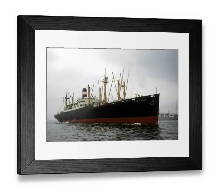 Framed Print : S.S. Excalibur 1940 Framed Print : S.S. Excalibur 1940