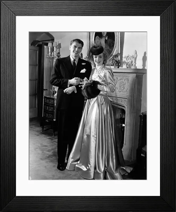 Framed Print : Reagan-Wyman Wedding Reception Framed Print : Reagan-Wyman Wedding Reception