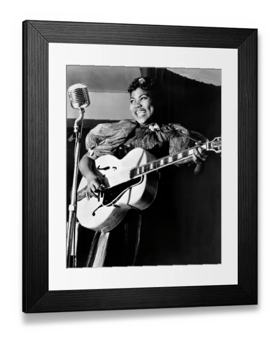 Framed Print : Sister Rosetta Tharpe Performing Framed Print : Sister Rosetta Tharpe Performing