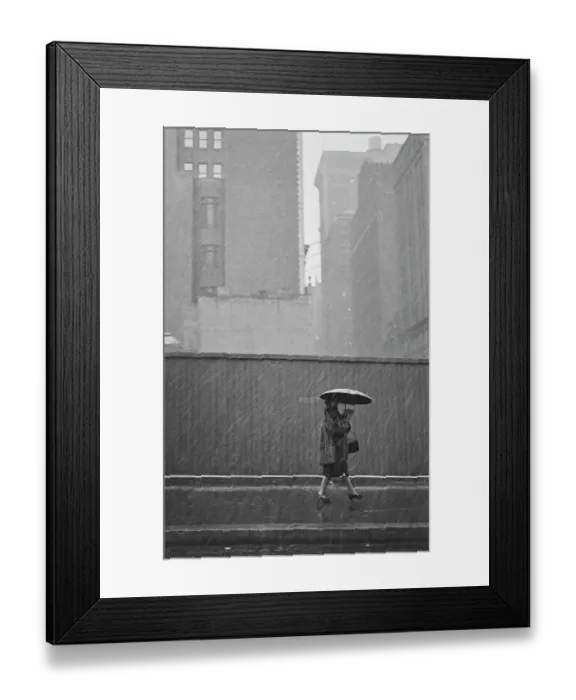 Framed Print : Rainy Day In New York Framed Print : Rainy Day In New York