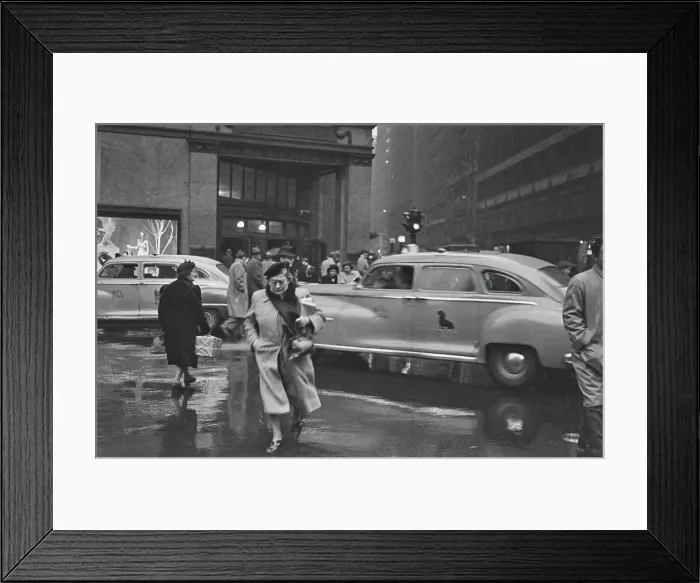 Framed Print : Rainy Day In New York Framed Print : Rainy Day In New York