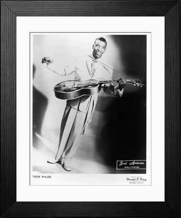 Framed Print : T-Bone Walker Portrait Framed Print : T-Bone Walker Portrait
