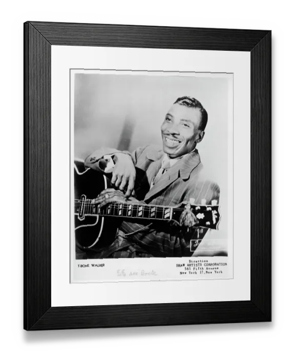 Framed Print : T-Bone Walker Portrait Framed Print : T-Bone Walker Portrait