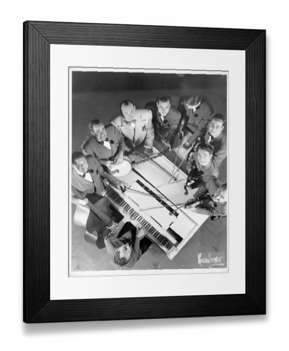 Framed Print : Paul Whiteman With His Band Framed Print : Paul Whiteman With His Band