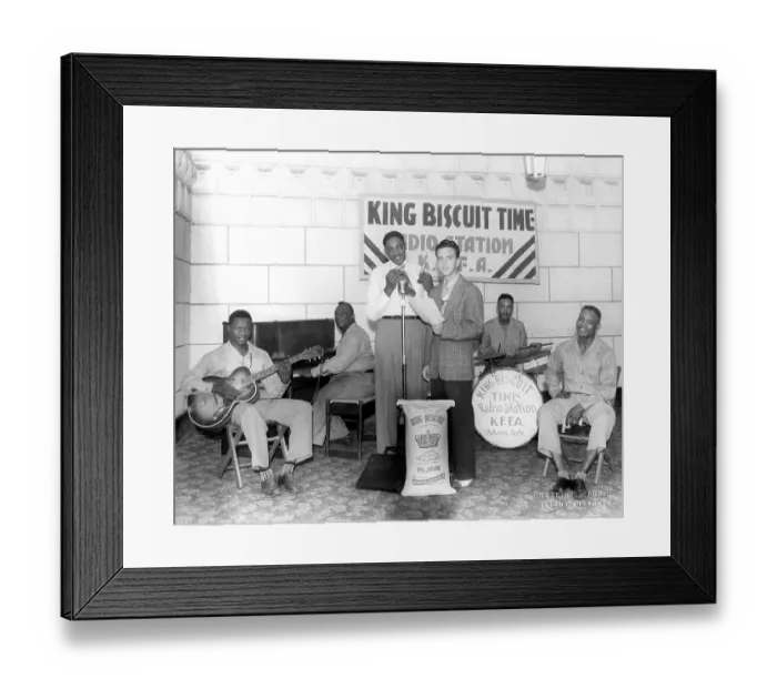 Framed Print : Sonny Boy Williamson On The Radio Framed Print : Sonny Boy Williamson On The Radio