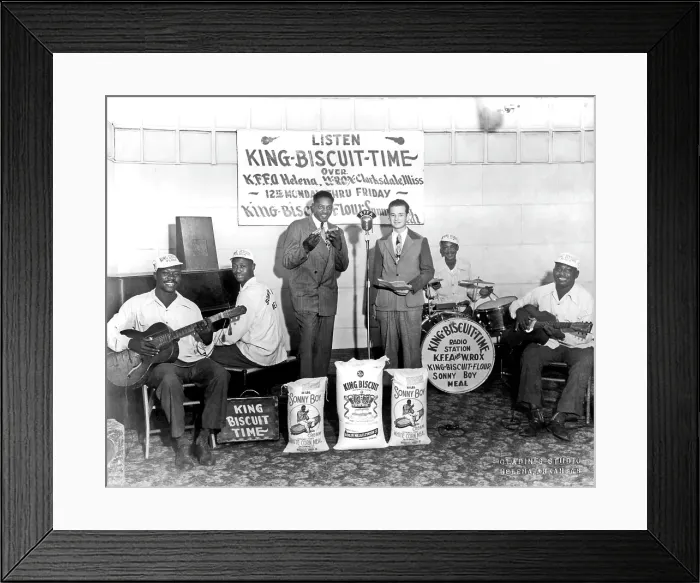 Framed Print : Sonny Boy Williamson On The Radio Framed Print : Sonny Boy Williamson On The Radio