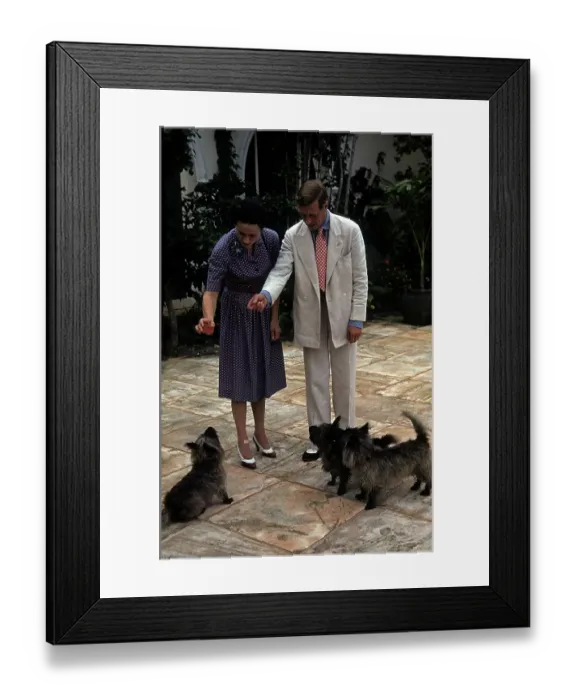 Framed Print : DUKE AND DUTCHESS OF WINDSOR IN BAHAMAS