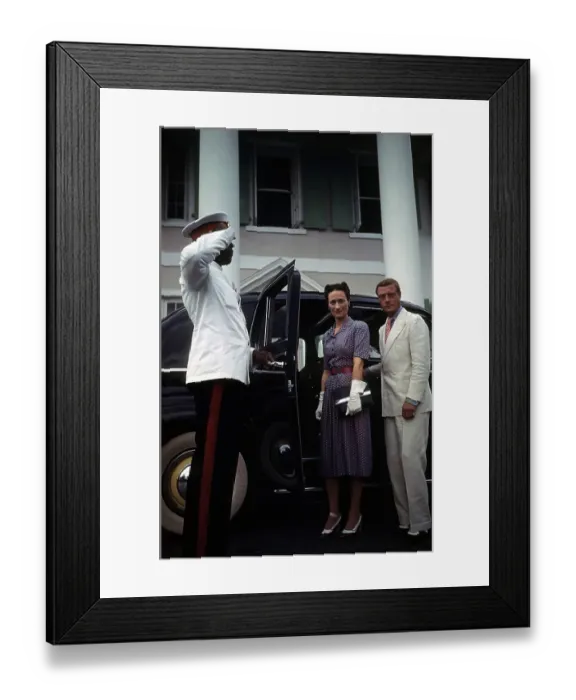 Framed Print : DUKE AND DUTCHESS OF WINDSOR IN BAHAMAS
