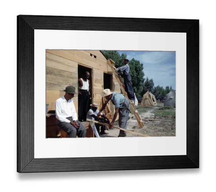 Framed Print : Magnesium Mining