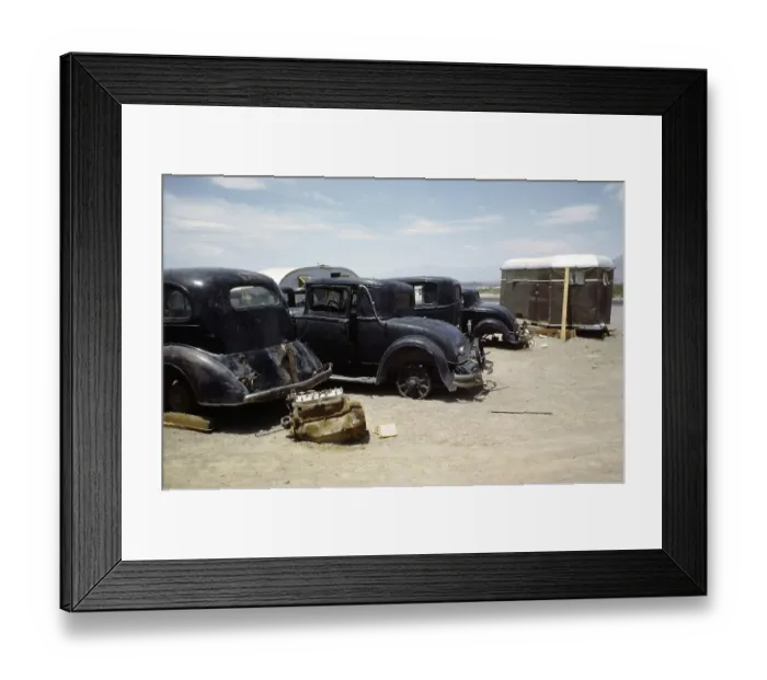 Framed Print : Tent City Nevada 1942 Framed Print : Tent City Nevada 1942