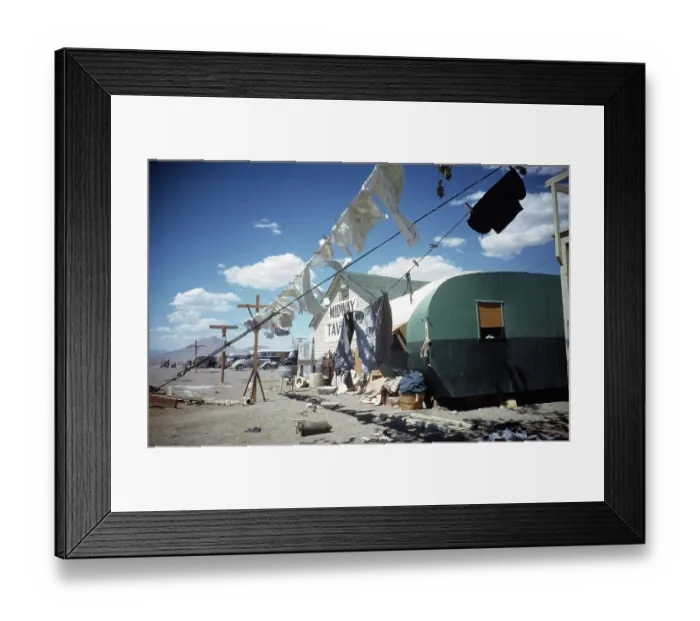 Framed Print : Tent City Nevada 1942 Framed Print : Tent City Nevada 1942