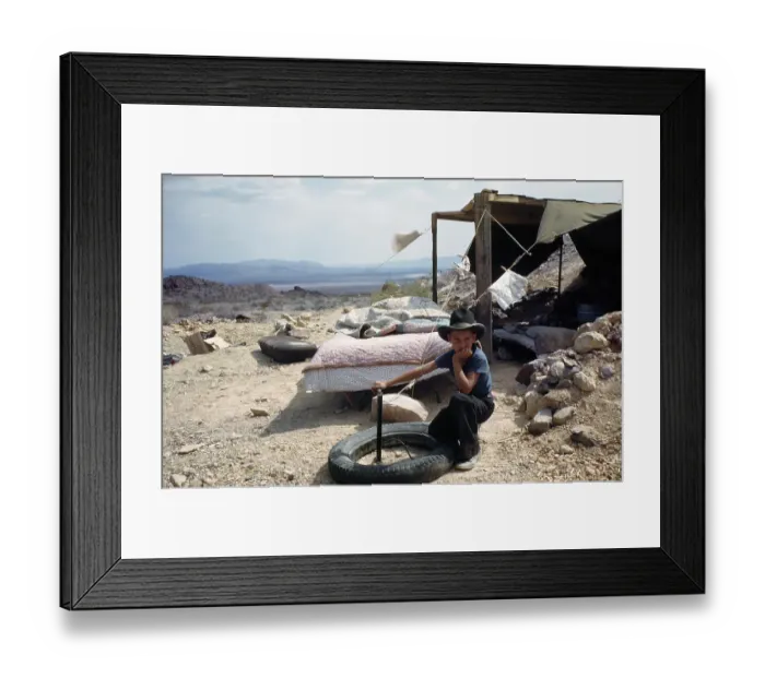 Framed Print : Tent City Nevada 1942
