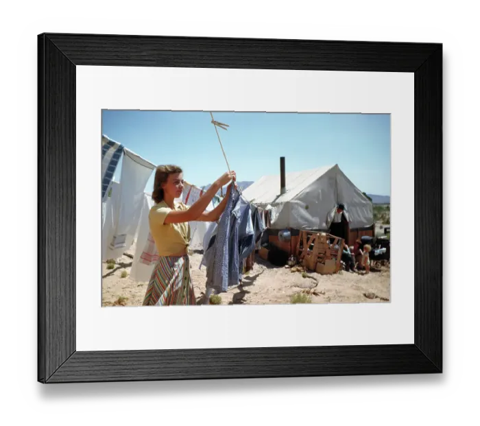 Framed Print : Tent City Nevada 1942 Framed Print : Tent City Nevada 1942