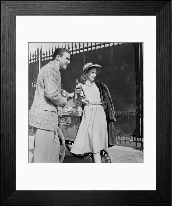 Framed Print : Pepsi-Cola Ad Framed Print : Pepsi-Cola Ad