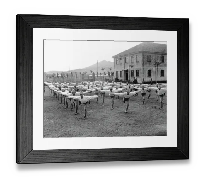 Framed Print : Chinese Calisthenics Framed Print : Chinese Calisthenics