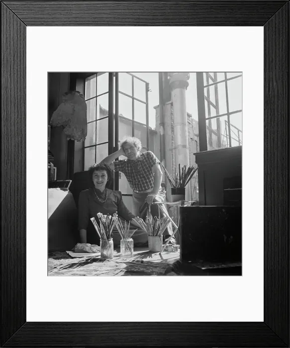 Framed Print : Marc And Bella Chagall Framed Print : Marc And Bella Chagall
