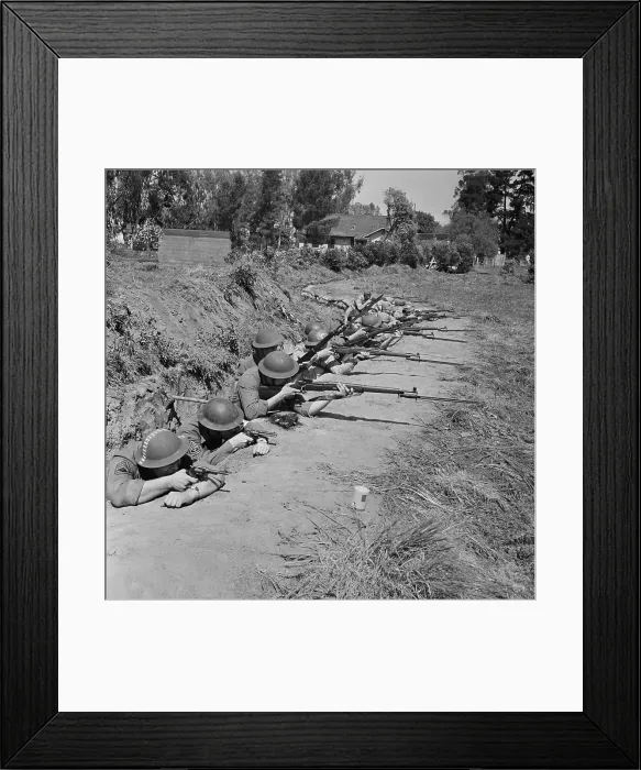 Framed Print : California State Guard, 1942 Framed Print : California State Guard, 1942