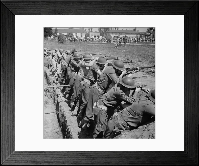 Framed Print : California State Guard, 1942 Framed Print : California State Guard, 1942